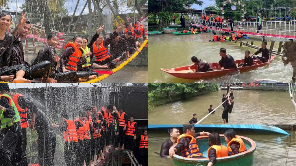 Tham quan Vườn hồng Tư Tôn, Cánh đồng hoa hồng và trải nghiệm xe điện tại Happy Land Hùng Thy
